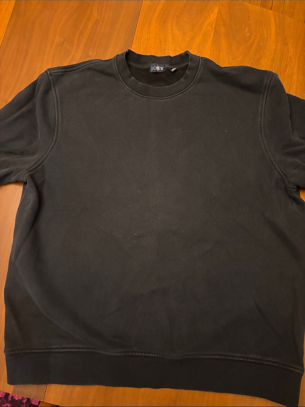 J. Crew Men’s Black Crewneck Sweater - Minimal Pullover